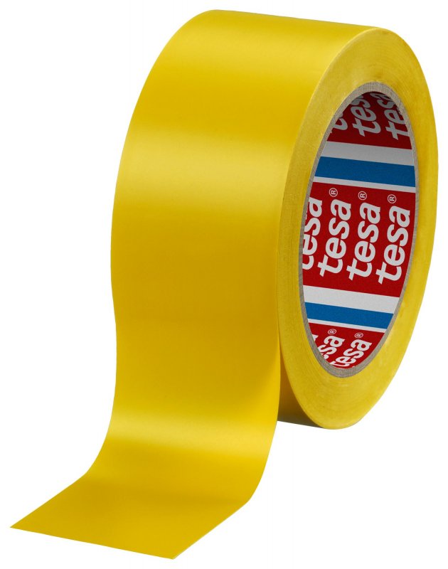 tesa® 60760 yellow Floor Marking Tape | hanak-trade.com